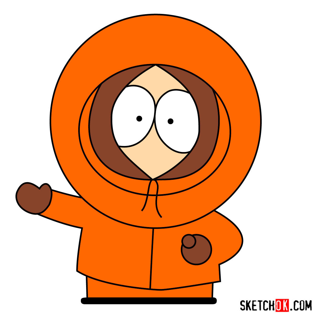1200x1200 How To Draw Kenny Mccormick From South Park - South Park...