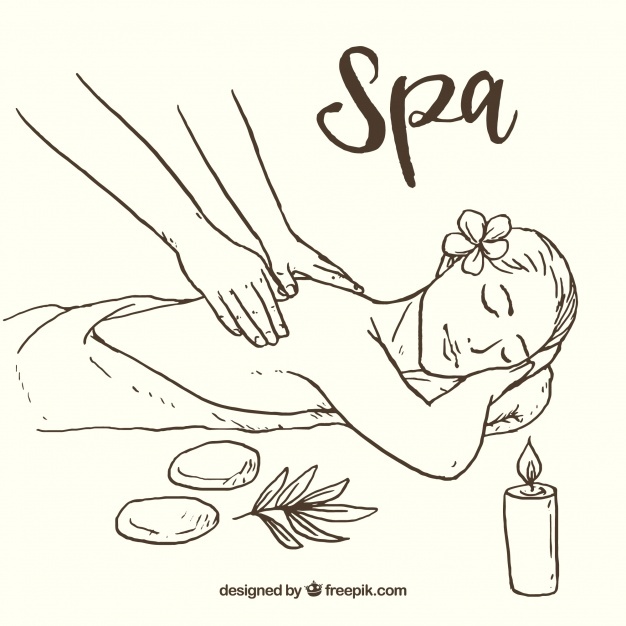 626x626 massage vectors, photos and free download - Spa Drawing