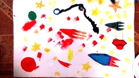 448x252 Space Drawing For Kids Crafts For Kids - Space Drawing For Kid