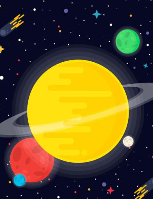 314x406 galaxy notebook grid space grid paper - Space Drawing For Kid