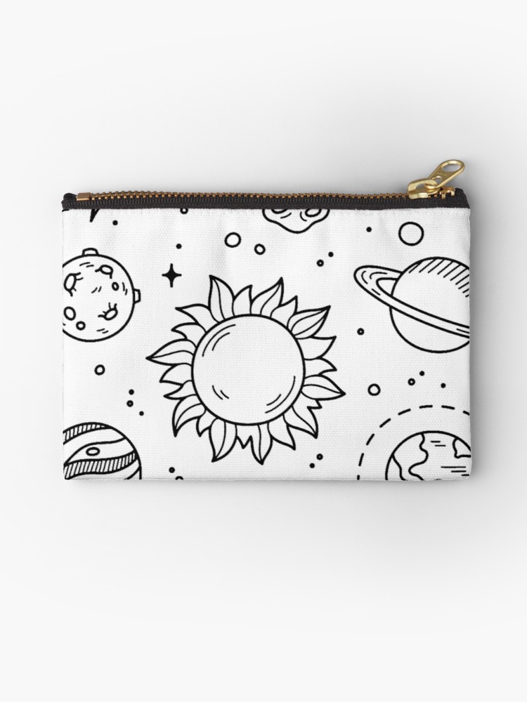 750x1000 Space Tumblr Drawing Studio Pouches - Space Drawing Tumblr