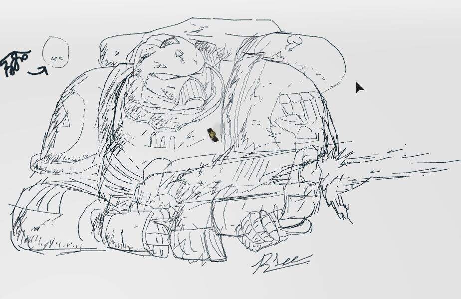 924x599 space marine - Space Marine Drawing