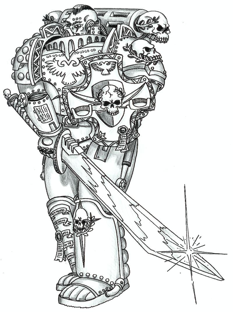 Space Marine Drawing At Explore Collection Of Space Marine Drawing 0915