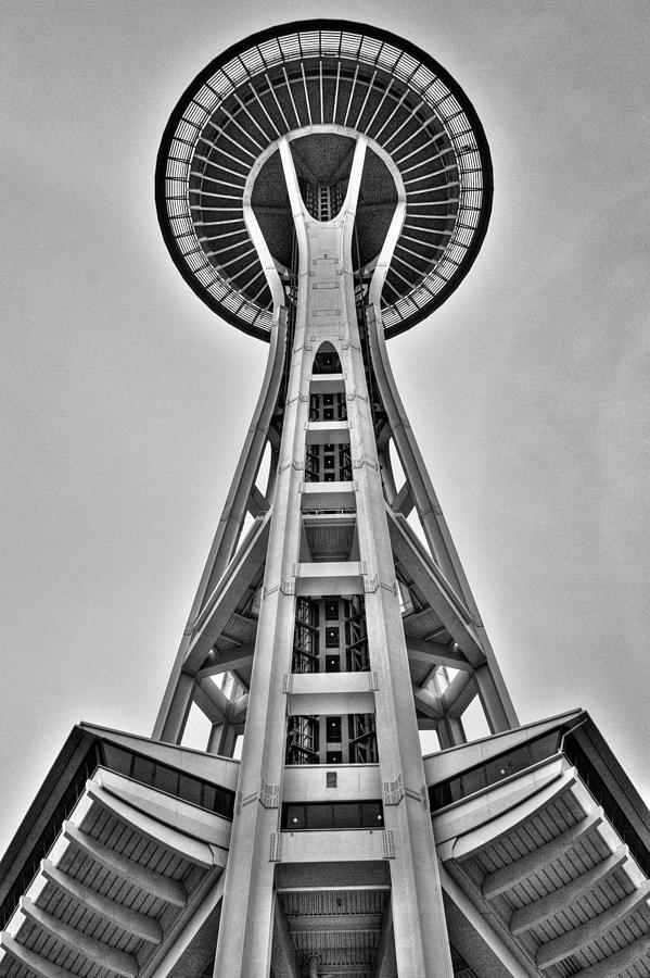 599x900 the seattle space needle ii photograph - Space Needle Drawing