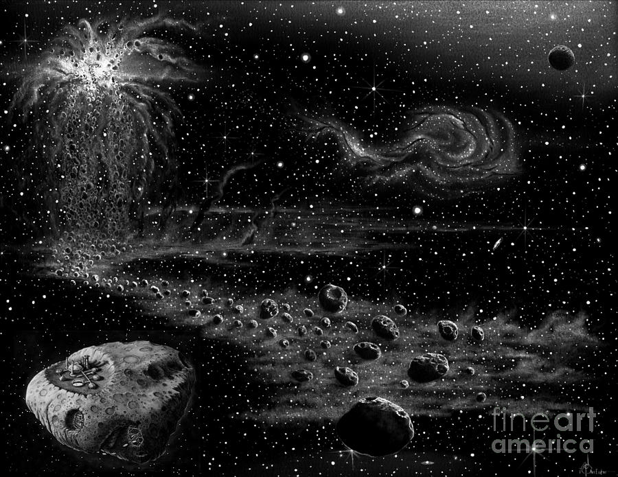 Space Pencil Drawing At Paintingvalley Com Explore Collection Of