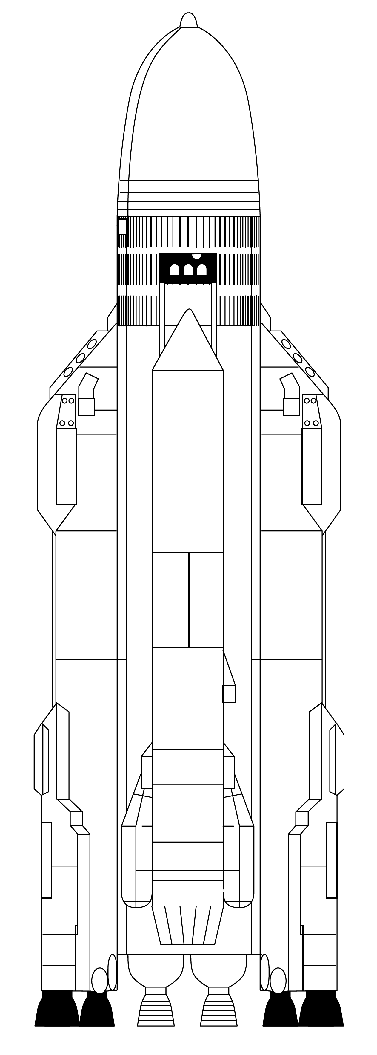 Space Rocket Drawing