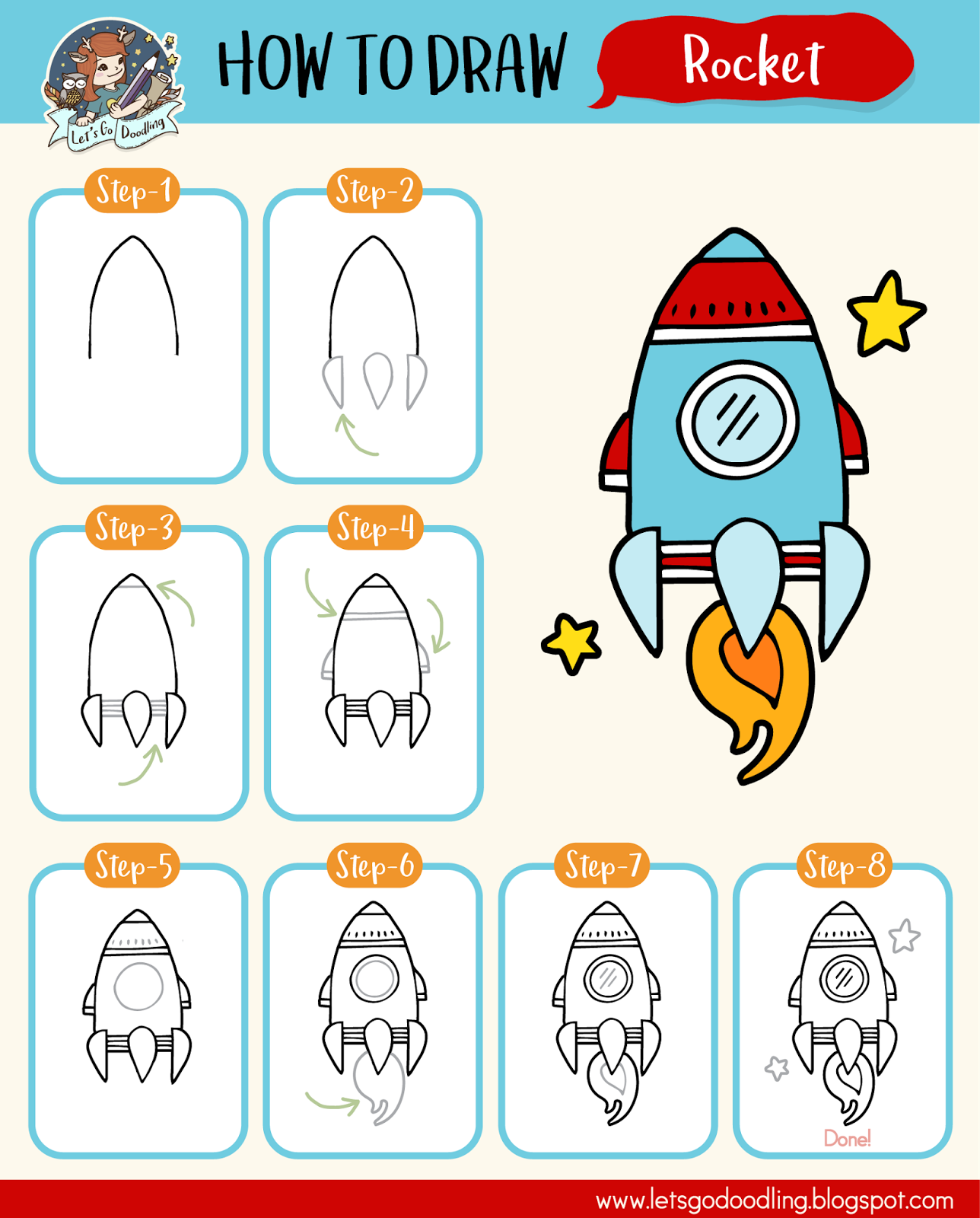 1288x1600 How To Draw Space Rocket - Space Rocket Drawing