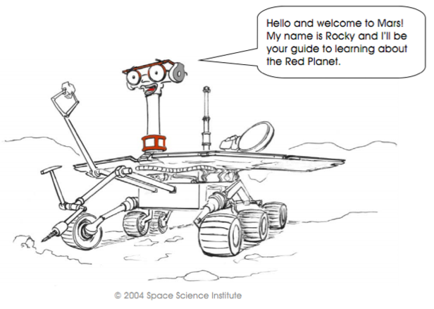 616x438 in memory of spirit, and why cuteness matters the planetary society - Space Rover Drawing