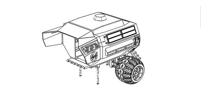676x311 solidworks nasa mars rover concept cgtrader - Space Rover Drawing