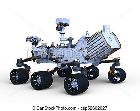450x357 cg rendering of a space rover clip art - Space Rover Drawing
