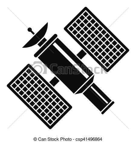 450x470 Collection Of Free Space Clipart Simple Clipart Finger - Space Satellite Drawing