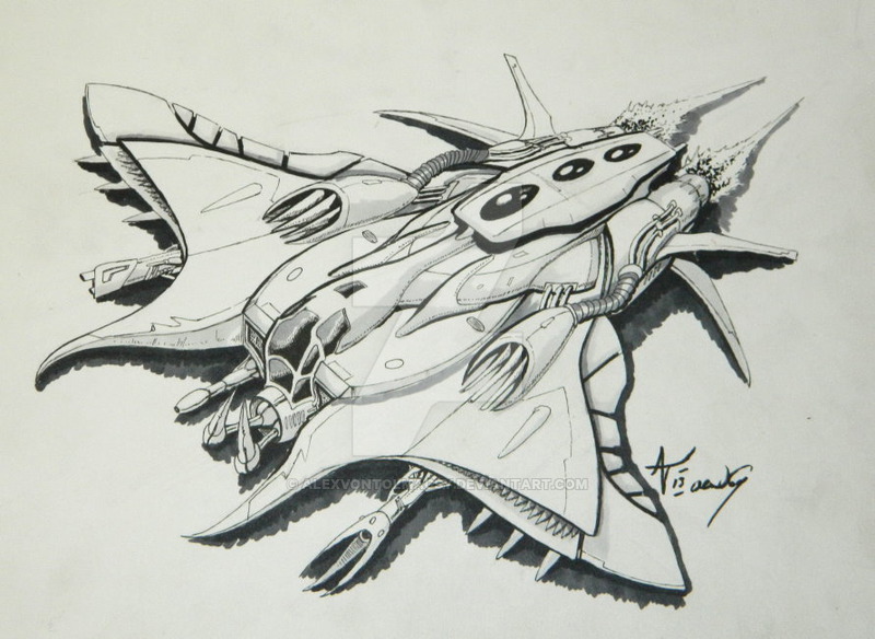 800x584 A Spaceship Ship Drawing - Space Ship Drawing