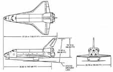 227x145 space shuttle diagrams - Space Shuttle Drawing