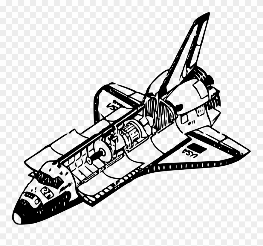 880x822 drawing spaceships space shuttle clip art transparent - Space Shuttle Drawing