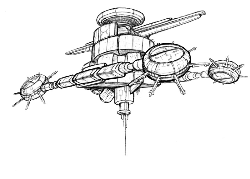 Space Station Drawing at Explore collection of