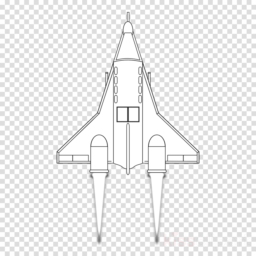 900x900 spacecraft, rocket, triangle, transparent png image clipart free - Spacecraft Drawing
