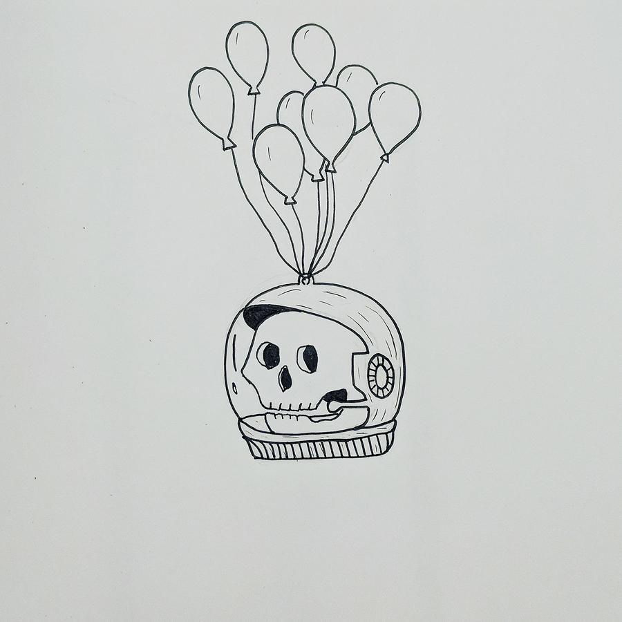 900x900 Spaceman Drawing - Spaceman Drawing