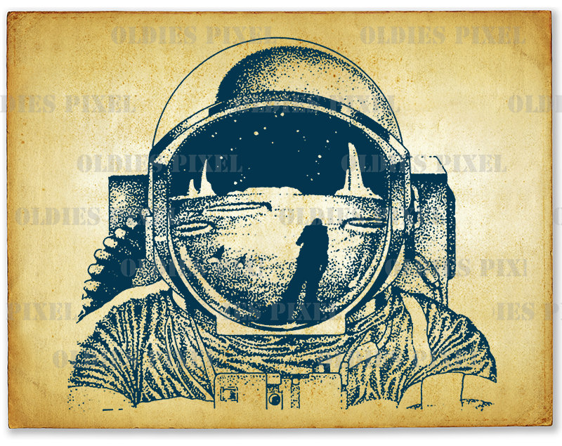 800x635 spaceman line art illustration hand drawing digi image clipart etsy - Spaceman Drawing