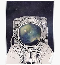 210x230 Astronaut Drawing Posters Redbubble - Spaceman Drawing