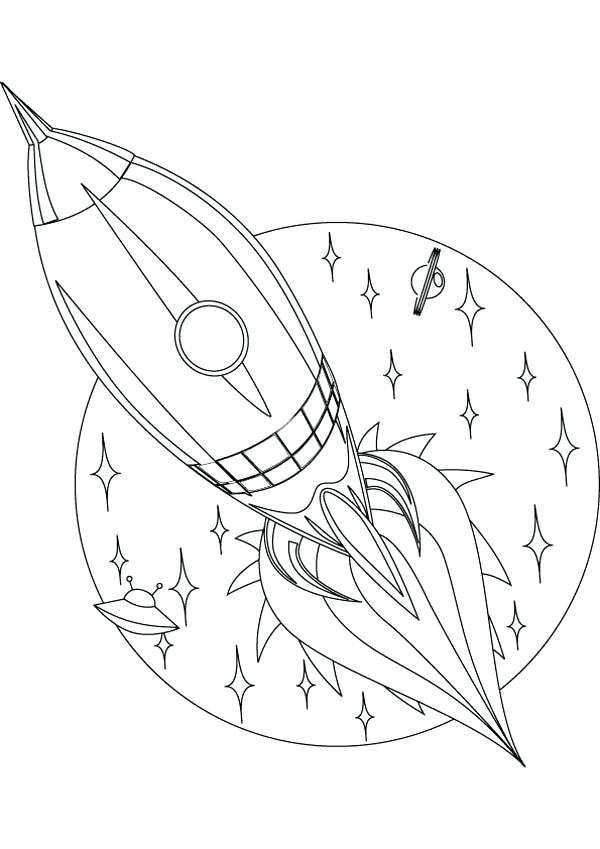 600x849 drawn spaceship drawing - Spaceship Drawing