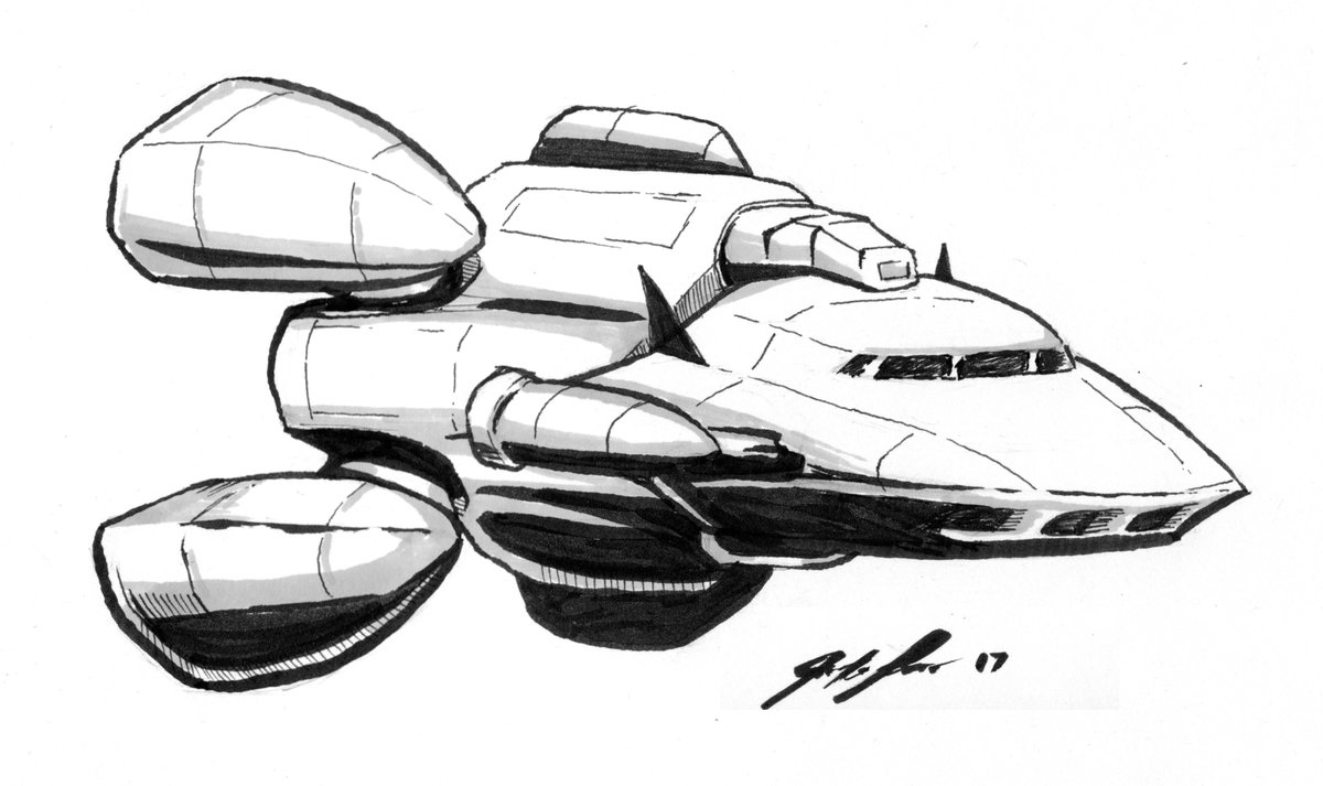 1200x713 joshua david smith on twitter another random spaceship! - Spaceship Drawing