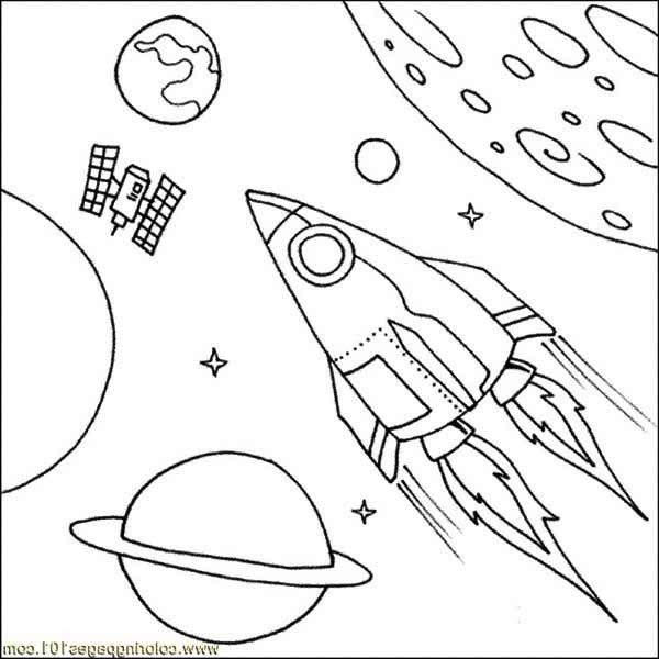600x600 Spaceship Drawing For Kids Space Ship Coloring Pages - Spaceship Drawing