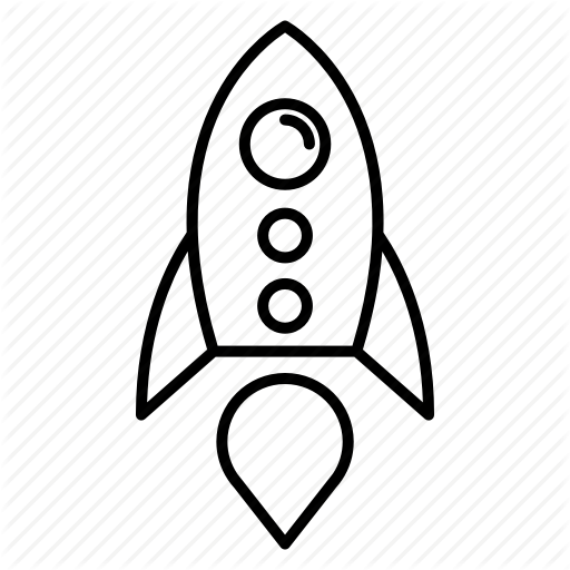 512x512 Spaceship Drawing - Spaceship Drawing