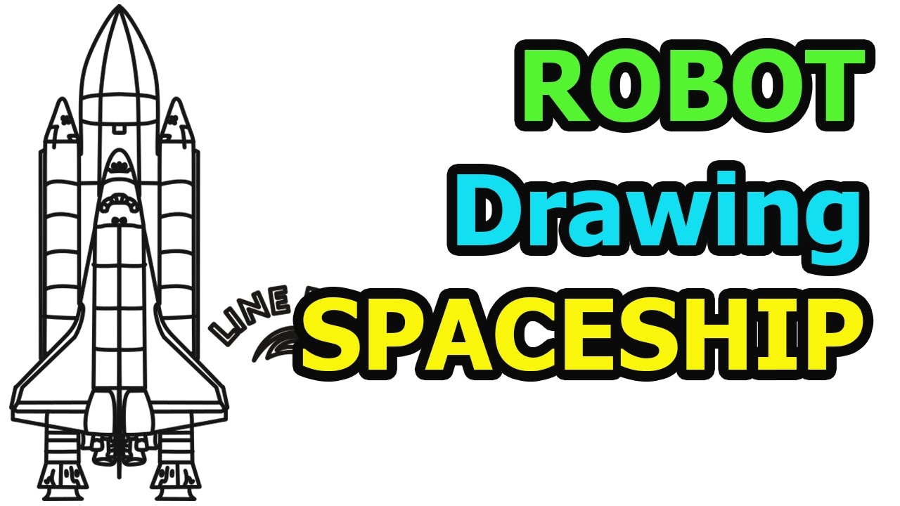 1280x720 How To Draw A Spaceship Quick Easy - Spaceship Drawing For Kids