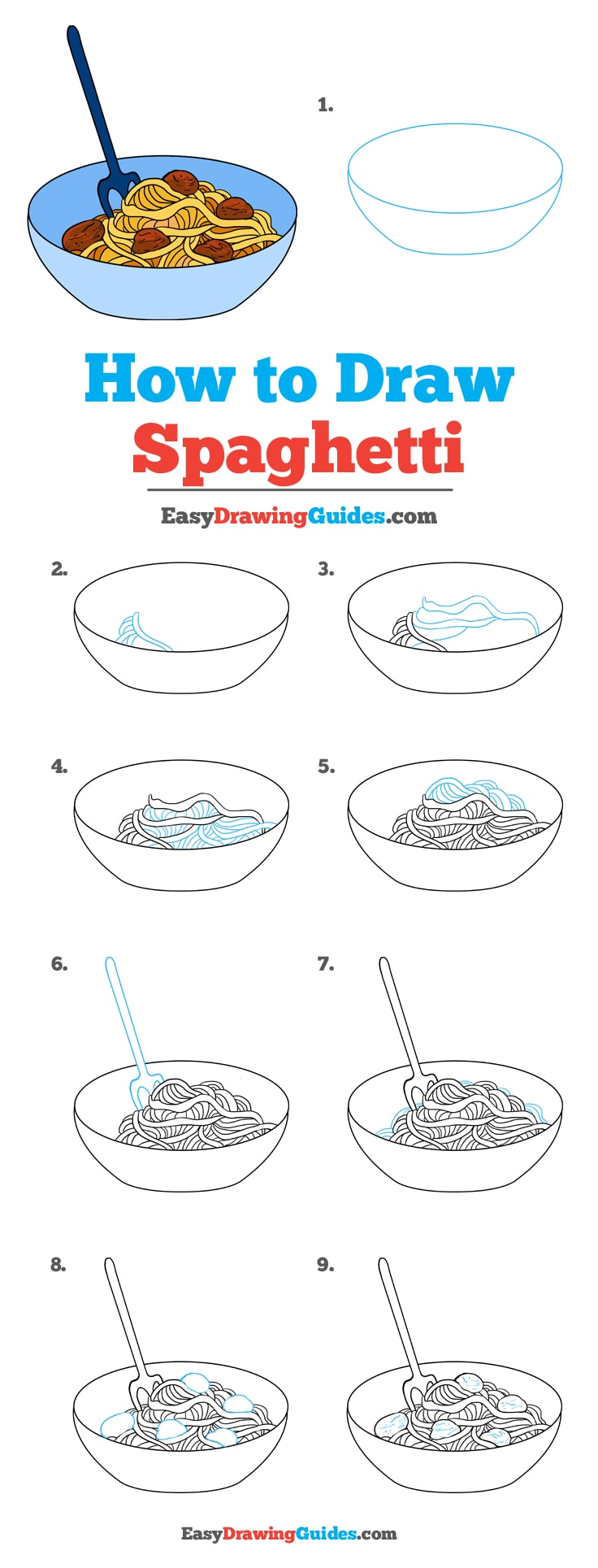 736x1929 how to draw spaghetti - Spaghetti Drawing