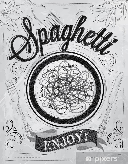 Spaghetti Drawing at PaintingValley.com | Explore collection of ...