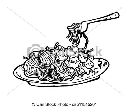 450x375 spaghetti drawing vector clipart illustrations spaghetti - Spaghetti Drawing