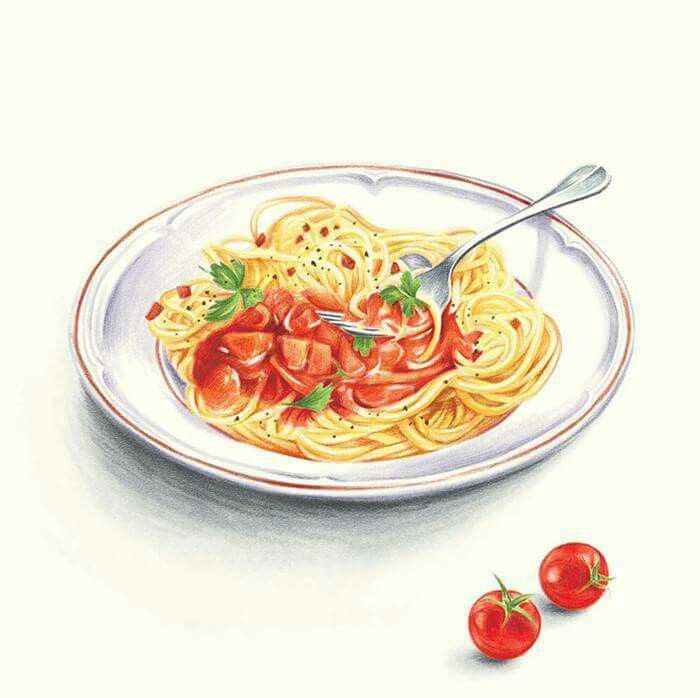 Spaghetti Drawing at PaintingValley.com | Explore collection of