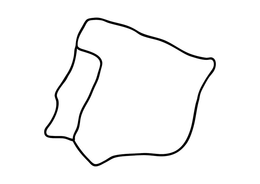 900x636 Map Spain Portugal Drawing - Spain Map Drawing