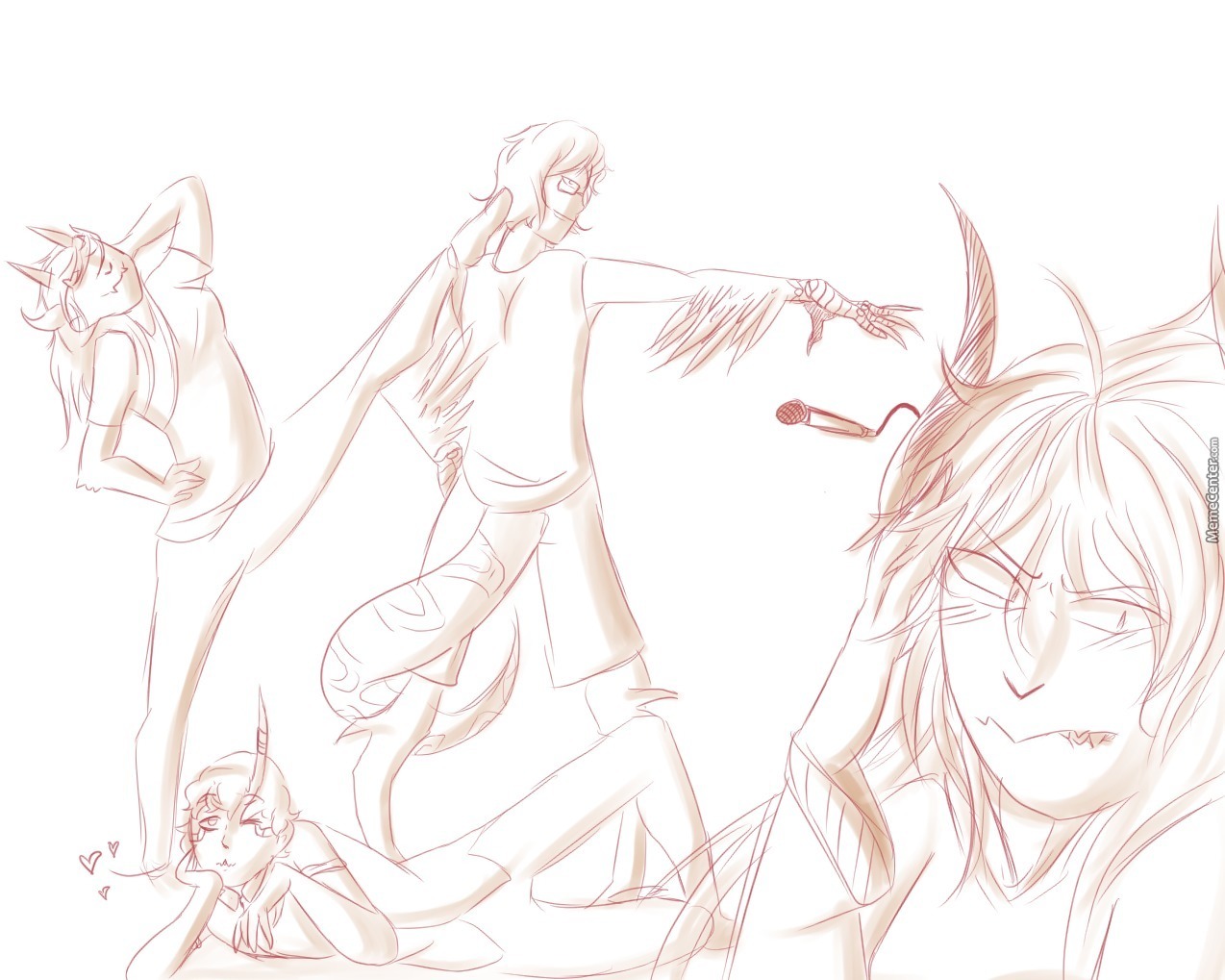 1274x1019 Draw The Squad - Spark Drawing