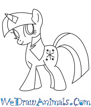 300x350 How To Draw Twilight Sparkle - Sparkle Drawing