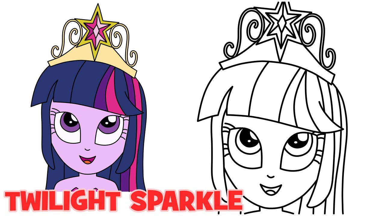 1280x720 How To Draw Twilight Sparkle As The Fall Formal Princess My Little - Sparkle Drawing