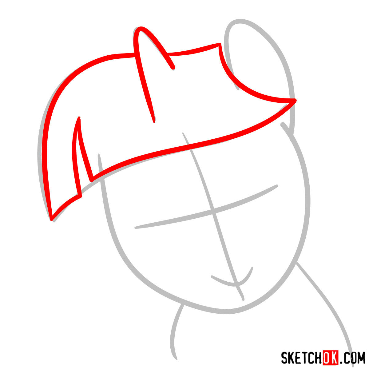 1200x1200 How To Draw Twilight Sparkle Face Mlp - Sparkle Drawing