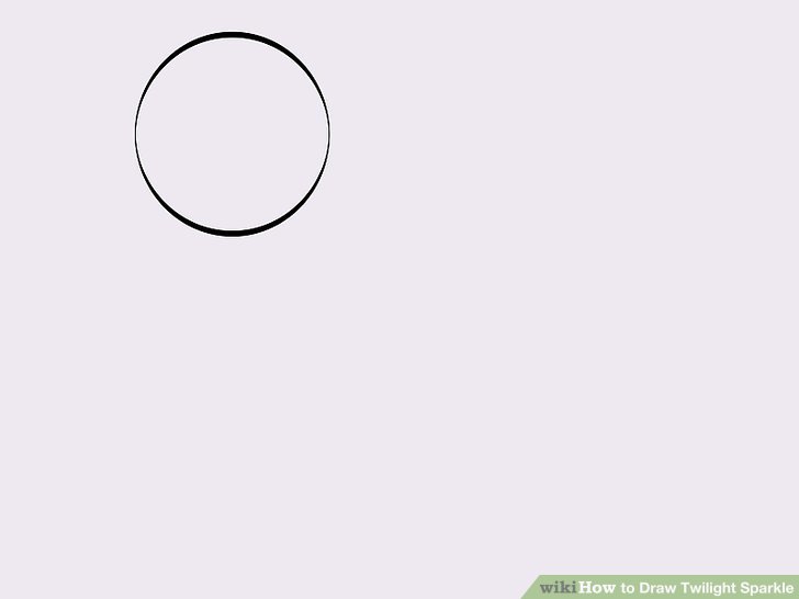 728x546 How To Draw Twilight Sparkle - Sparkles Drawing