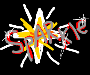 300x250 Sparkles! Drawing - Sparkles Drawing