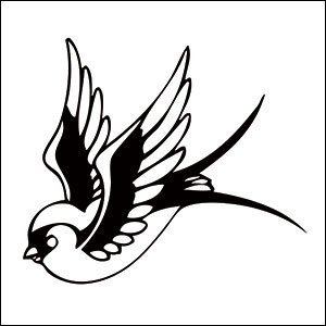 300x300 sparrow temporary tattoo beauty - Sparrow Drawing Tattoo