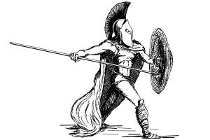 300x200 How To Draw A Spartan - Spartan Drawing