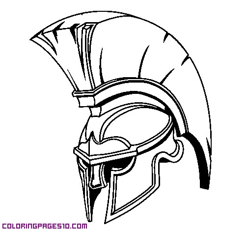 505x470 spartan helmet - Spartan Helmet Drawing