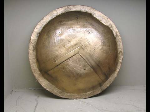 480x360 how to make a spartan shield easy and cheap - Spartan Shield Drawing