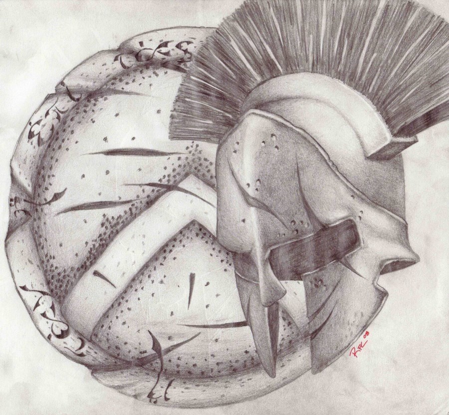 900x831 spartan shield drawing at com free for personal us on roman shield - Spartan Shield Drawing