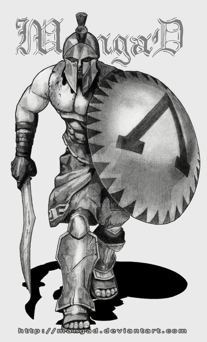 Spartan Soldier Drawing at Explore collection of