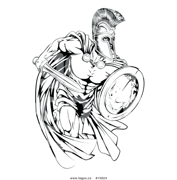  Spartan Warrior Coloring Pages 
