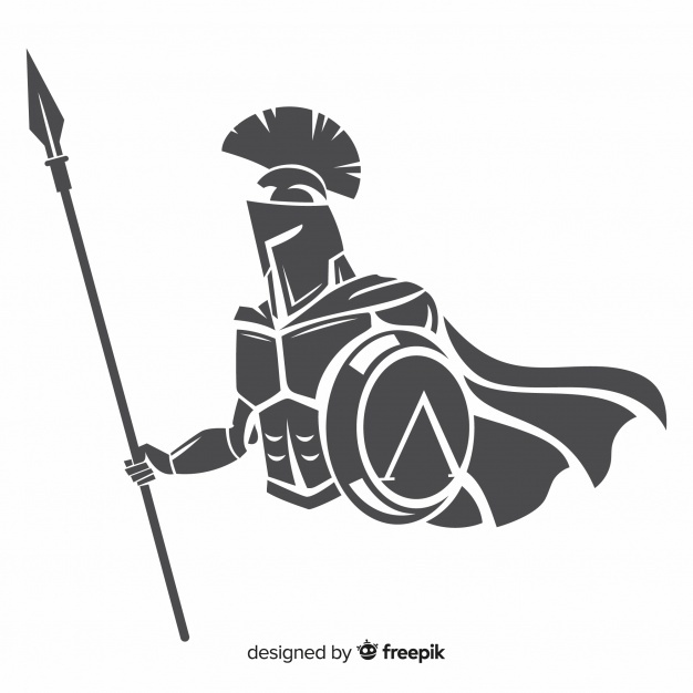 626x626 Warrior Vectors, Photos And Free Download - Spartan Warrior Drawing