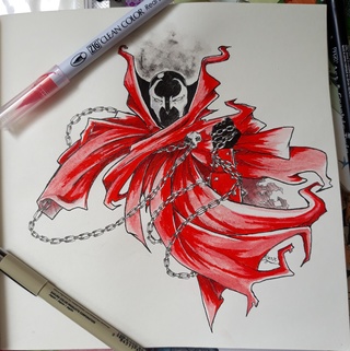 320x321 Spawn Drawings On Paigeeworld Pictures Of Spawn - Spawn Drawings