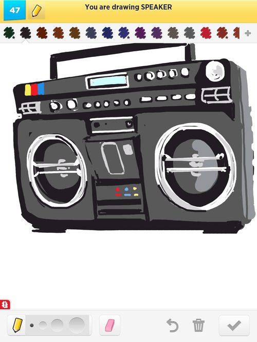 500x667 speaker drawings - Speaker Drawing