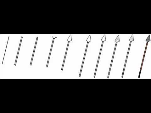 480x360 how to draw a spear easy simple step - Spear Drawing